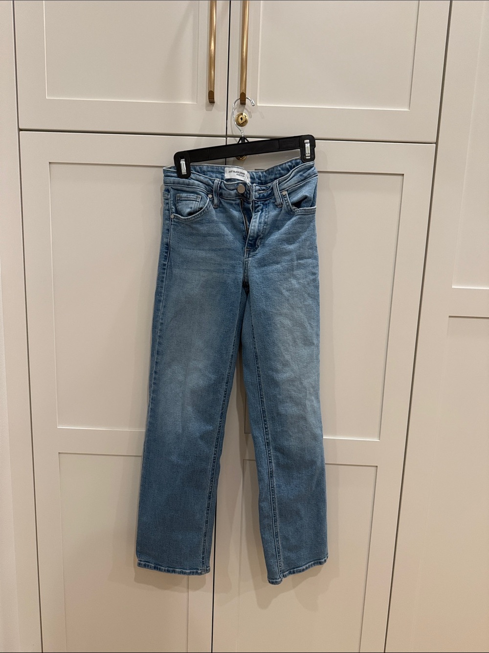 Just black denim Light Blue Straight Women's Jeans